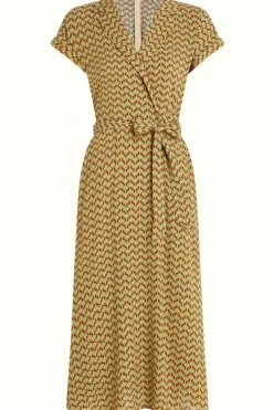 King Louie Jurken<Maria Dress La Sape Spring Yellow