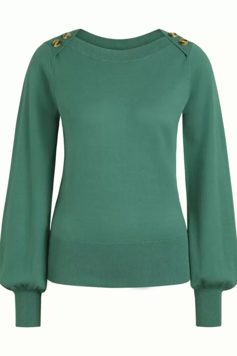 King Louie Truien<Marie Bell Top Cottonclub Smoke Green