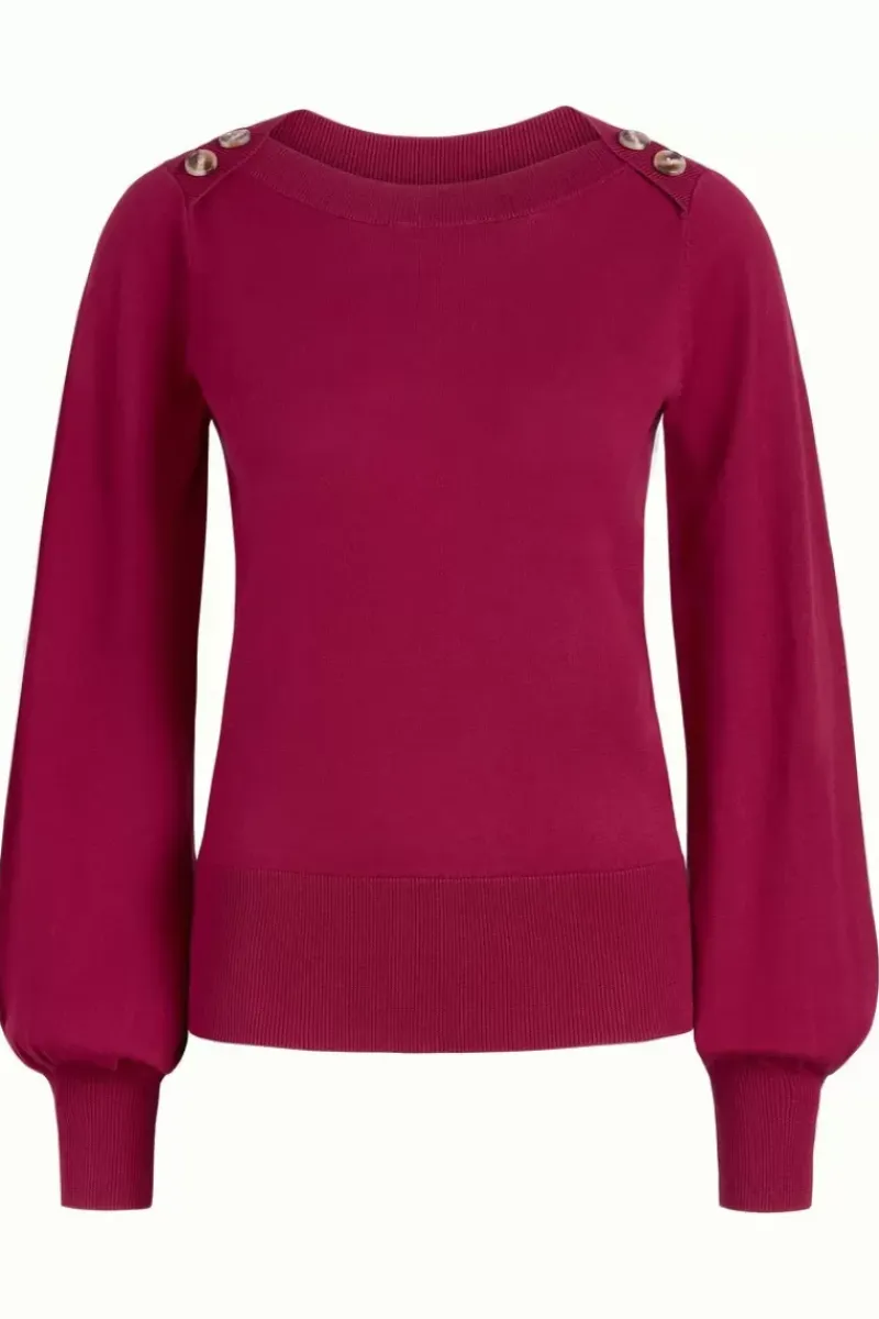 King Louie Truien<Marie Bell Top Cottonclub Beaujolais Red