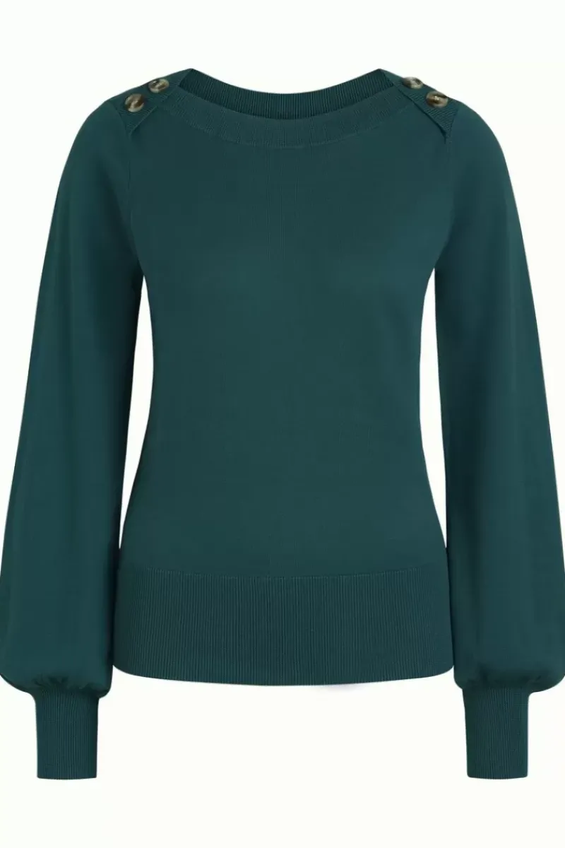 King Louie Truien<Marie Bell Top Cottonclub Pine Green