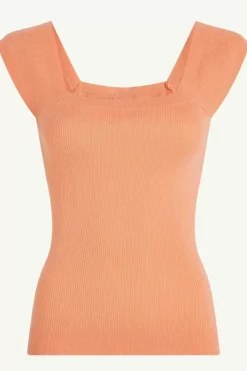 King Louie Tops & Shirts<Marie Top Cottonclub Coral Orange