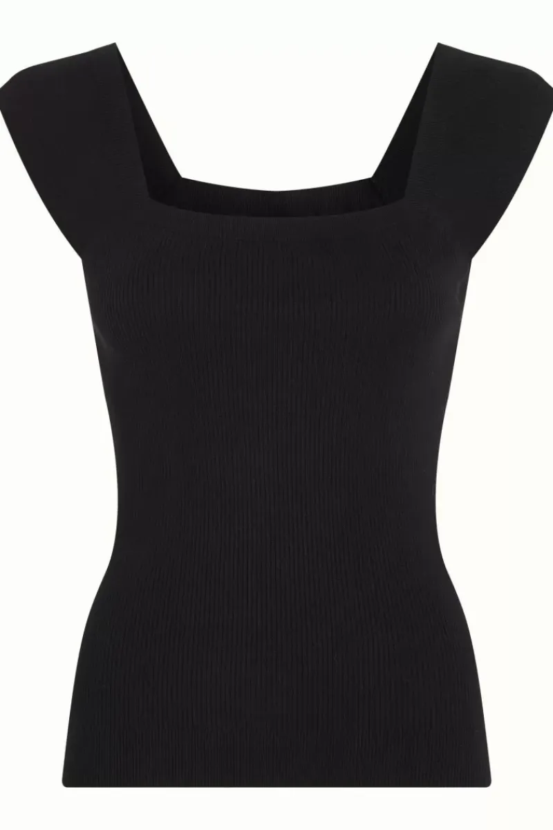 King Louie Tops & Shirts<Marie Top Cottonclub Black