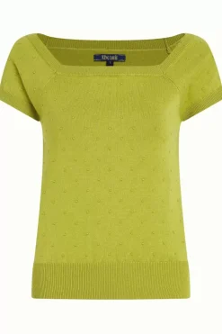King Louie Tops & Shirts<Marie Top Droplet Cress Yellow