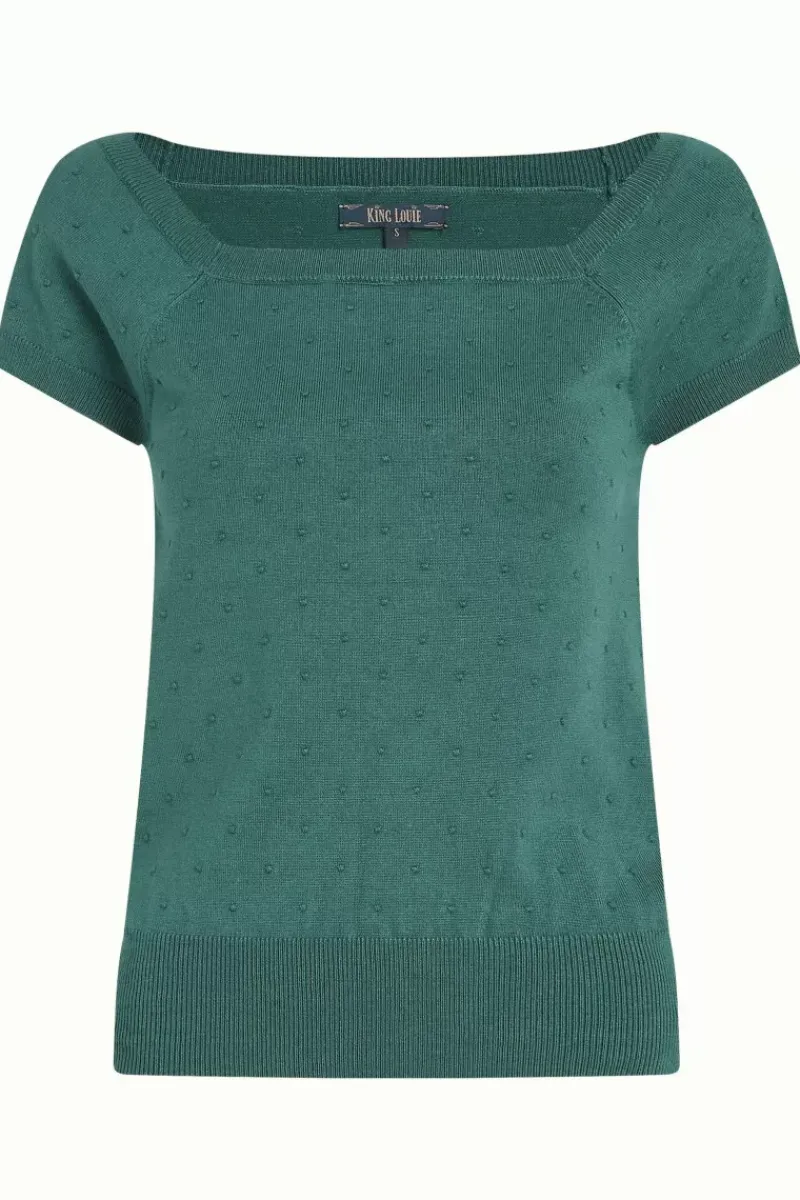 King Louie Tops & Shirts<Marie Top Droplet Lapis Blue