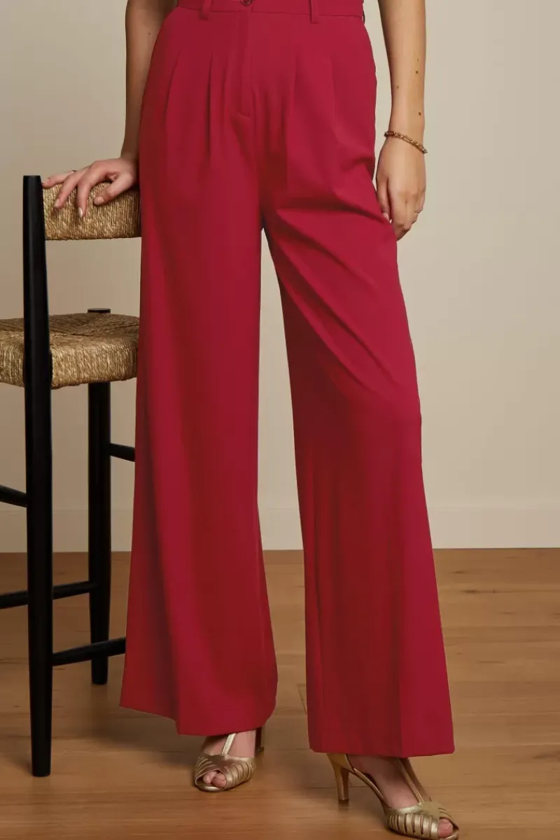 King Louie Broeken<Marlene Pants Timba Cherry Red
