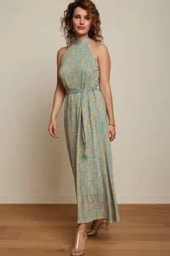 King Louie Jurken<Marty Halter Dress Limon Mint Green