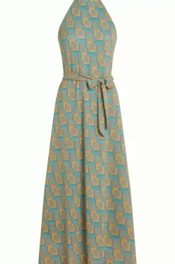 King Louie Jurken<Marty Halter Dress Limon Mint Green