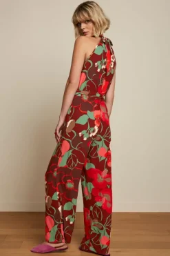 King Louie Jumpsuits<Marty Halter Jumpsuit La Monia Pecan Brown