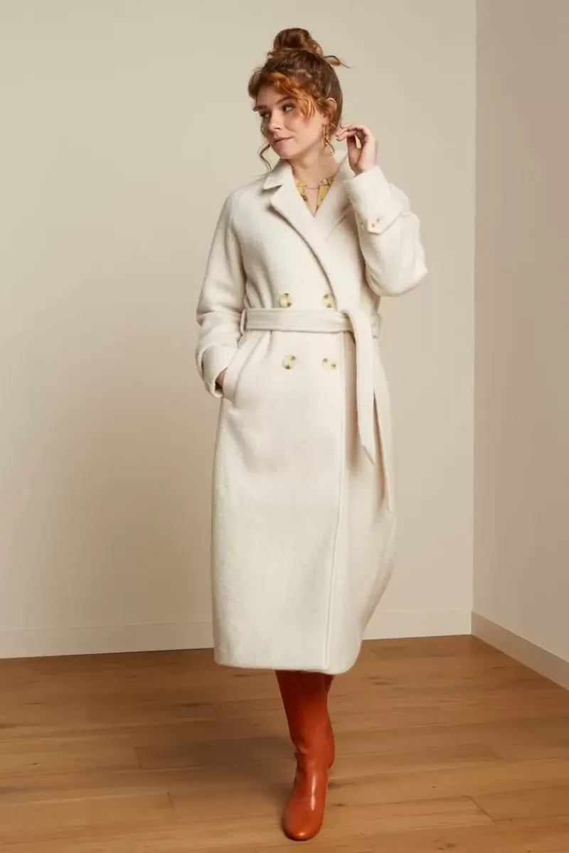 King Louie Jassen & Blazers<Maura Coat Chop Sui Winter White