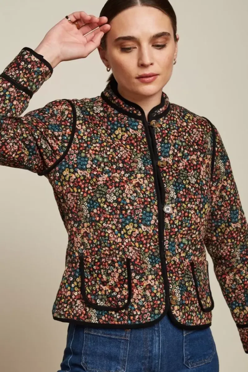 King Louie Jassen & Blazers<Mia Quilted Jacket Stage Black
