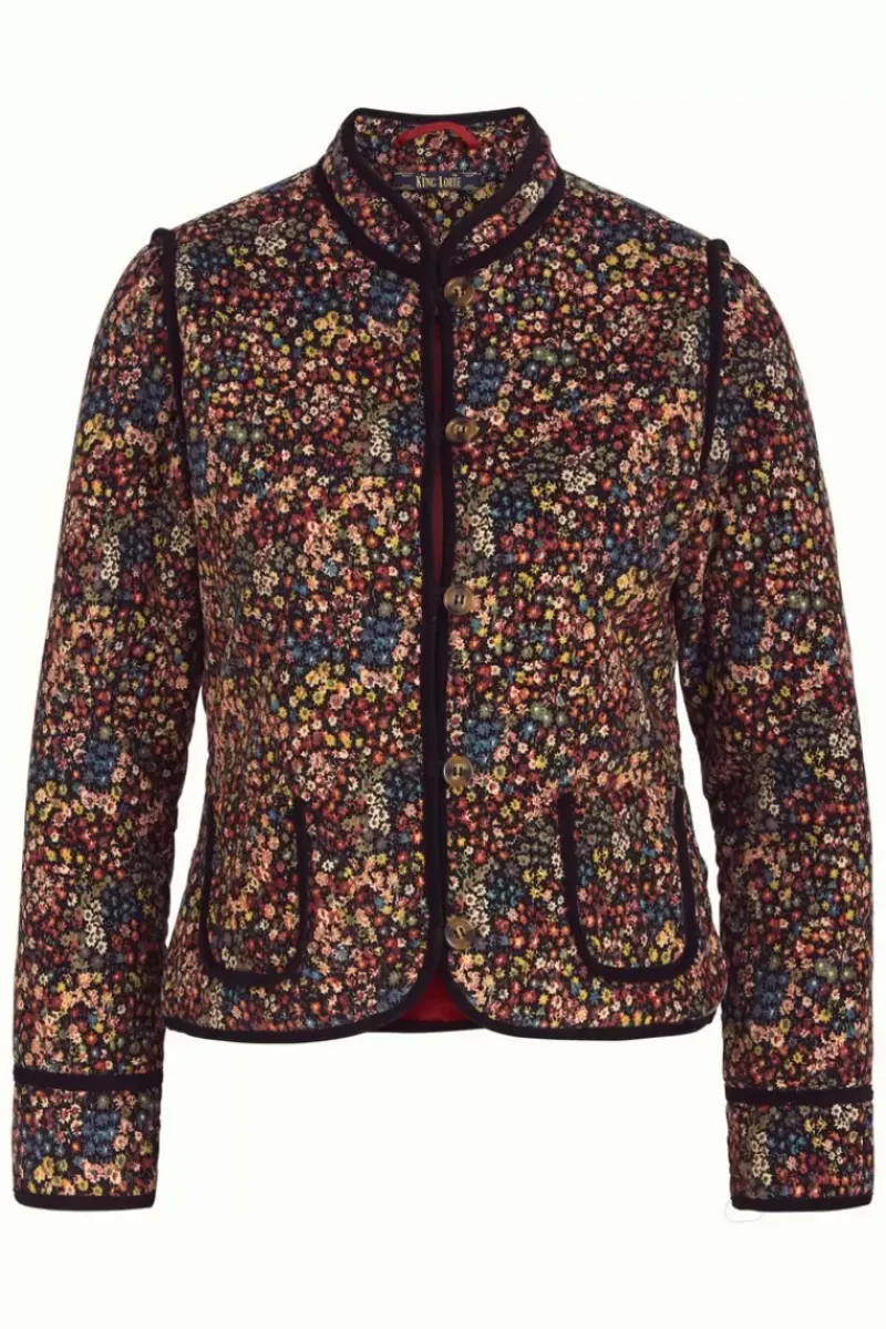 King Louie Jassen & Blazers<Mia Quilted Jacket Stage Black