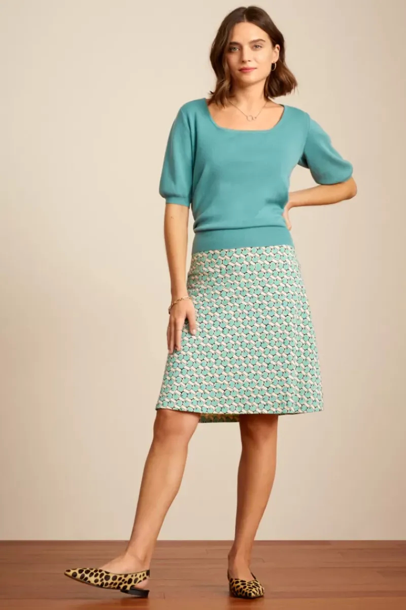 King Louie Tops & Shirts<Mia Rib Top Cottonclub Matcha Green
