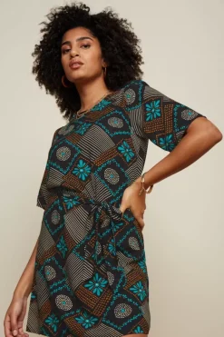 King Louie Jurken<Mila Tunic Dress Carucci Black