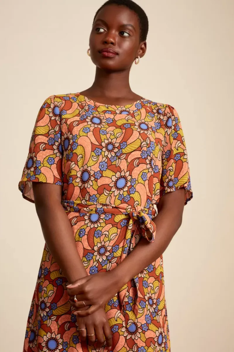 King Louie Jurken<Mila Tunic Dress Mazur Voile Umbre