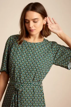 King Louie Jurken<Mila Tunic Dress Pinar Deep Teal