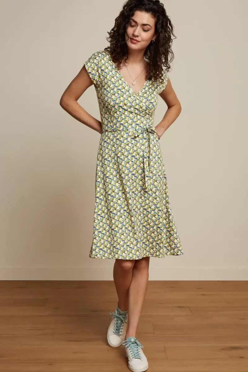 King Louie Jurken<Mira Dress Merlini Woodbine Green