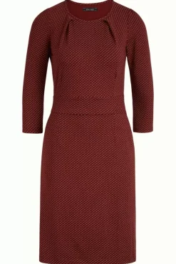 King Louie Jurken<Mona Dress Close-Up Brique Red