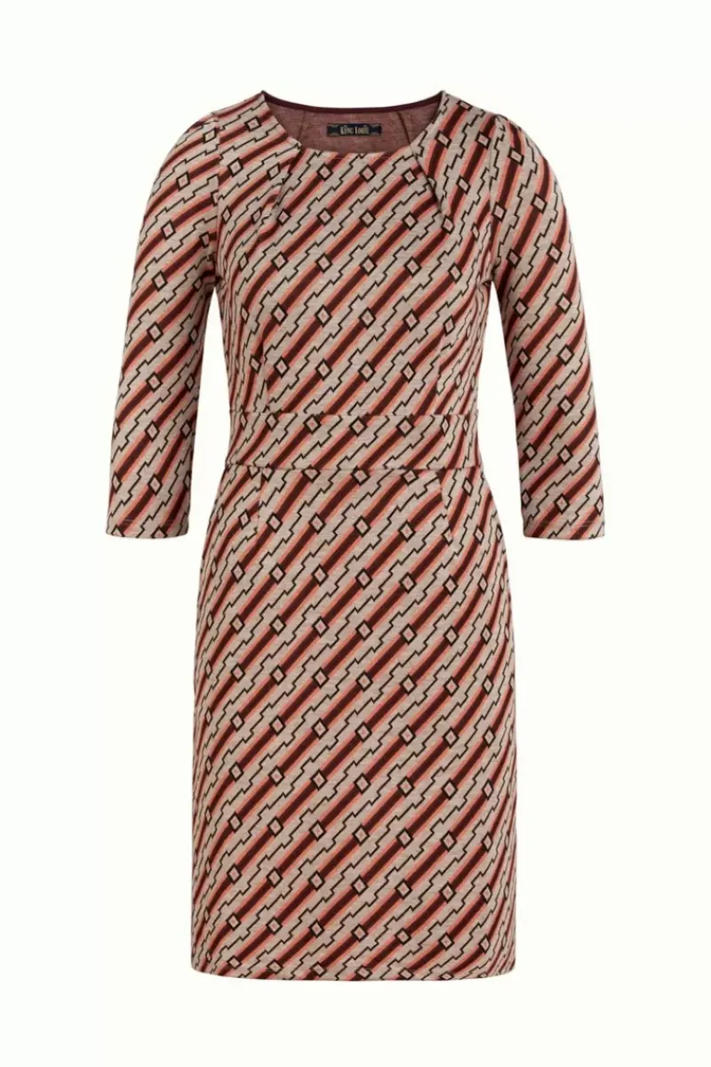 King Louie Jurken<Mona Dress Gallant Porto Red