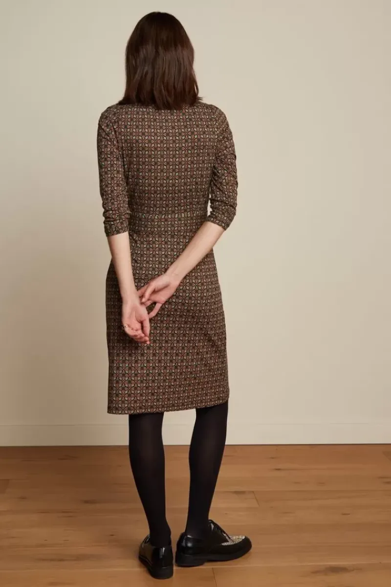 King Louie Jurken<Mona Dress Quinto Wood Yellow
