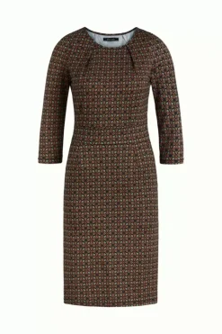 King Louie Jurken<Mona Dress Quinto Wood Yellow