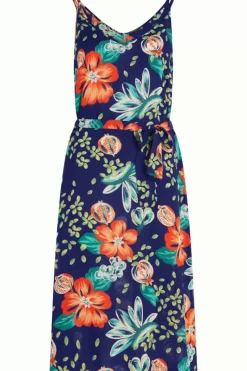 King Louie Jurken<Nadya Dress Guava Dazzling Blue