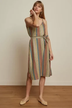 King Louie Jurken<Nadya Dress Merolla Golden Brown