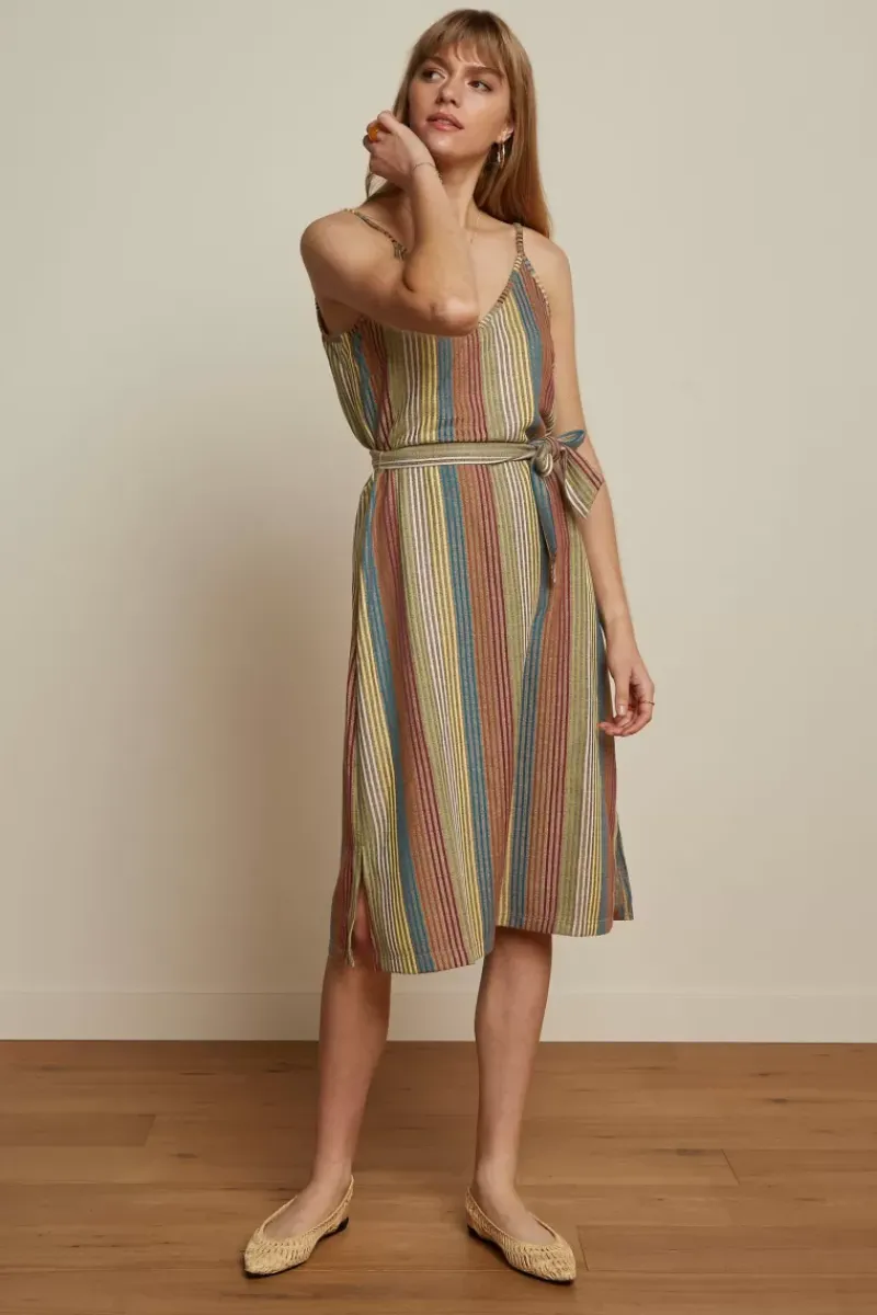 King Louie Jurken<Nadya Dress Merolla Golden Brown