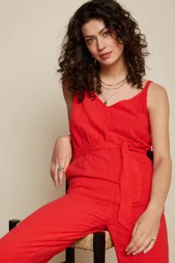 King Louie Jumpsuits<Nadya Jumpsuit Hooper Poppy Red