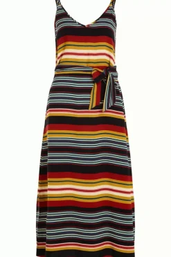 King Louie Jurken<Nadya Midi Dress Maxim Stripe Black