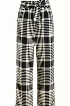 King Louie Broeken<Neva Cropped Pants Resort Check Black