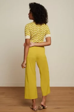 King Louie Broeken<Neva Cropped Pants Timba Koi Yellow