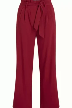 King Louie Broeken<Neva Cropped Pants Timba Cherry Red