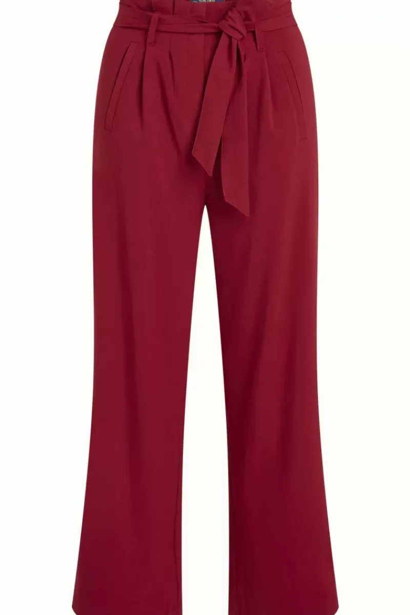 King Louie Broeken<Neva Cropped Pants Timba Cherry Red