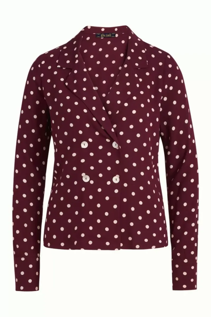 King Louie Blouses<Nicole Blouse Pablo Purple Rain