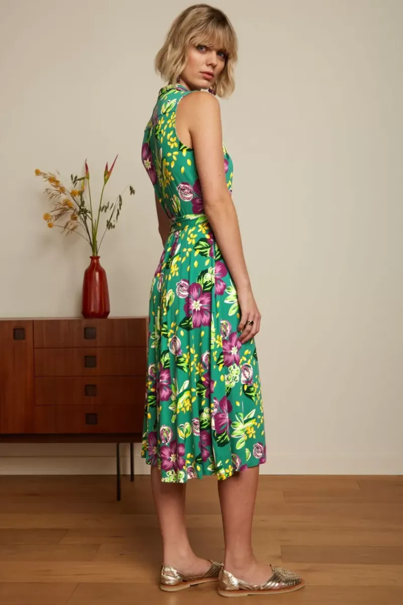 King Louie Jurken<Nova Dress Guava Smoke Green