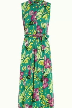 King Louie Jurken<Nova Dress Guava Smoke Green