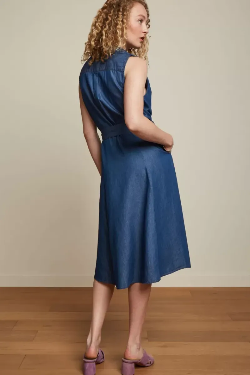 King Louie Jurken<Nova Dress Las Palmas Bluestone Blue