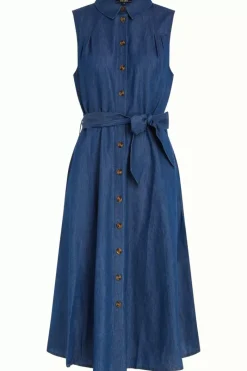 King Louie Jurken<Nova Dress Las Palmas Bluestone Blue