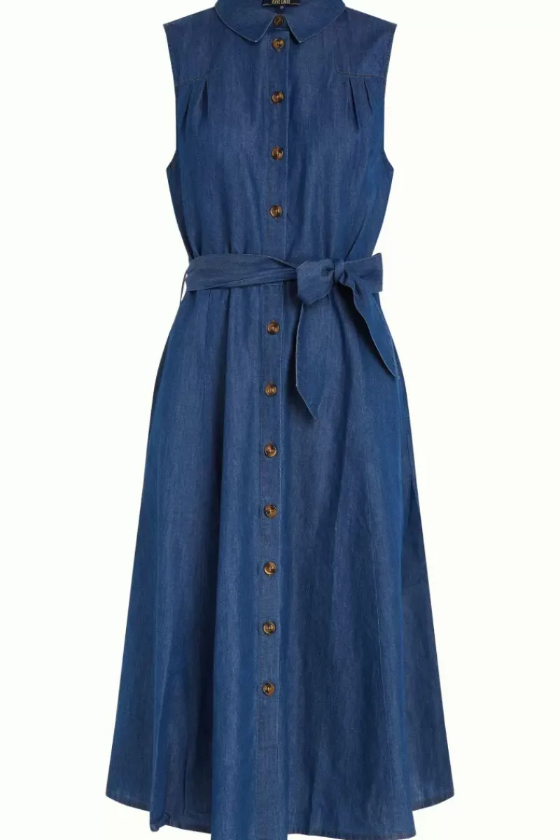 King Louie Jurken<Nova Dress Las Palmas Bluestone Blue