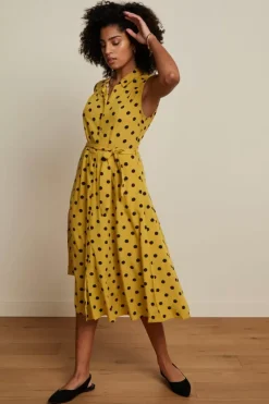 King Louie Jurken<Nova Dress Melos Sulphur Yellow
