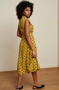 King Louie Jurken<Nova Dress Melos Sulphur Yellow