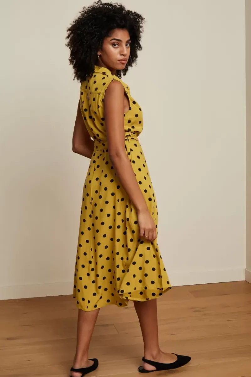 King Louie Jurken<Nova Dress Melos Sulphur Yellow