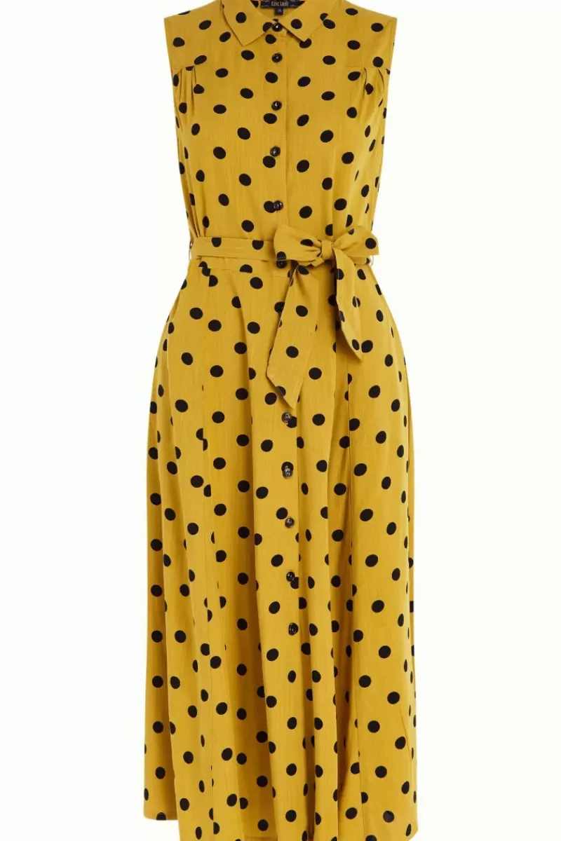 King Louie Jurken<Nova Dress Melos Sulphur Yellow