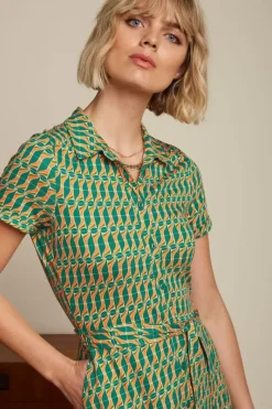 King Louie Jurken<Olive Dress Chillo Ponderosa Green