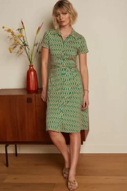 King Louie Jurken<Olive Dress Chillo Ponderosa Green