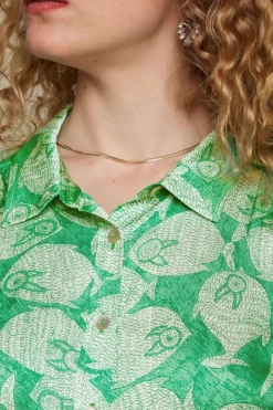 King Louie Jurken<Olive Dress Luna Lagoon Green