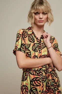 King Louie Jurken<Olive Dress Parra Black