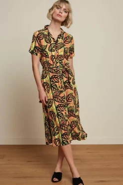 King Louie Jurken<Olive Dress Parra Black