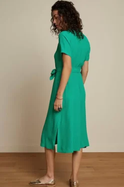 King Louie Jurken<Olive Dress Sandy Amber Green