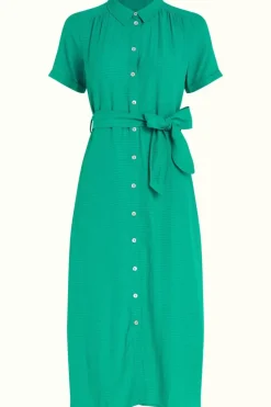King Louie Jurken<Olive Dress Sandy Amber Green